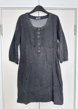Dark denim mini dress TK Maxx