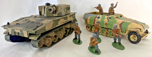 Airfix 32 vehicles painted - /,