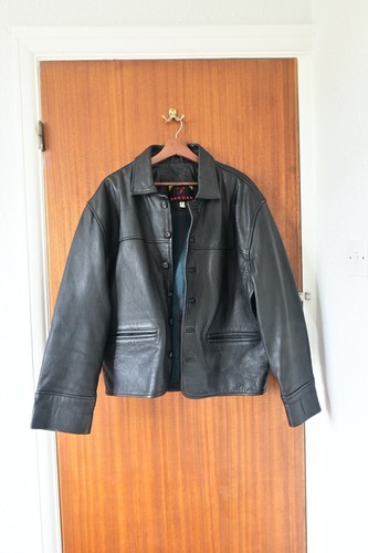 Men leather jacket brown tan - jacket, brown/tan