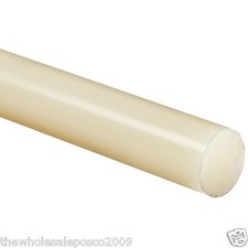 Nylon 6 & Nylon 66 Round Bars Rod in Natural & Black 200mm to 600mm Long Lengths