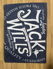Jack Wills University Outfitters Navy and Pale Pink Reversible Pillowcase
