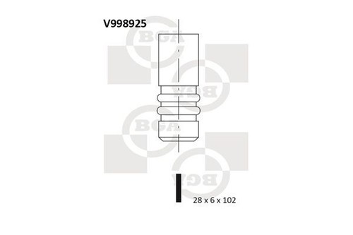Exhaust valve for audi 0 - exhaust, 2.0