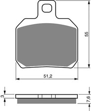 Brake Disc Pads Front R/H