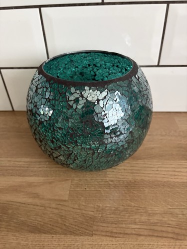 Large 17cm mosaic votive - large,