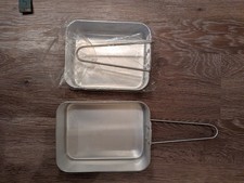 British Army Military Mess Tins Set Camping, Cooking
