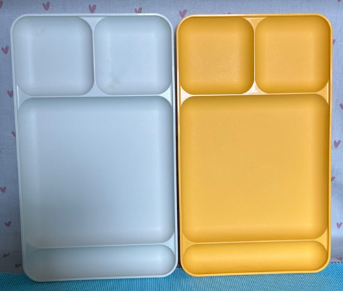 Vintage tupperware divided - x2,