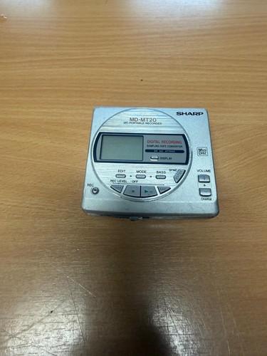 Sharp mini disc player mt20 - disc, md-mt20