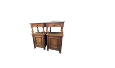 Pair Of Marble Top French Bedside Tables