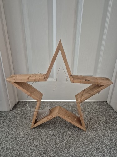 Large wooden star - large, with