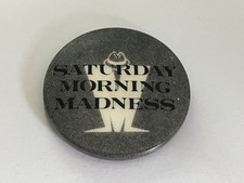 Vintage Original Saturday Morning Madness Pin badge