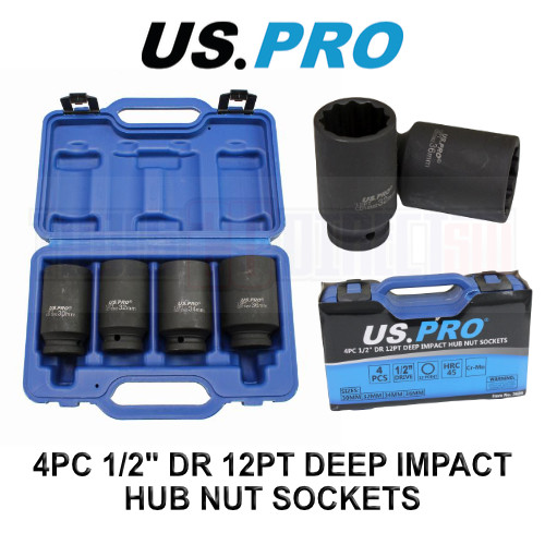 Pro tools 4pc - pro, 1/2"