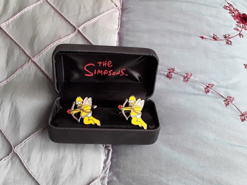 Simpsons cufflinks bart - cufflinks,