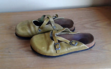 LIME GREEN OXYGEN SANDALS / CLOGS.  GOOD USED CONDITION.