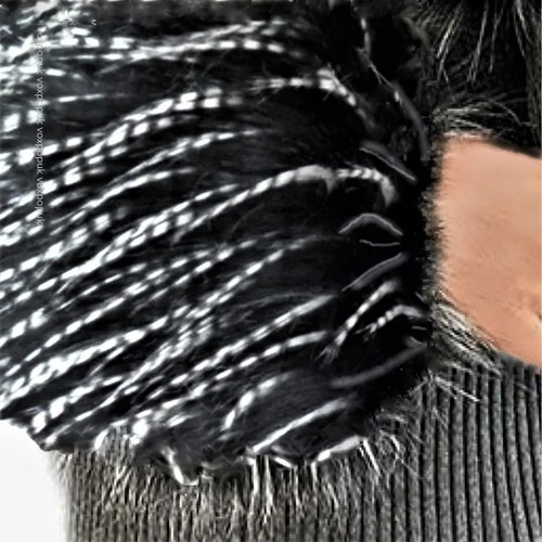 Faux fur fluffy - fluffy, wrist