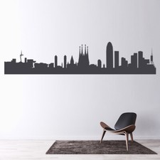 Barcelona City Skyline Spain