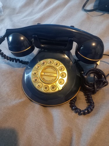 Old style telephone - old,