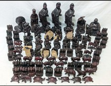 Chinese Carved Wooden Figures