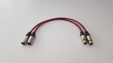 Chord Company Crimson Vee 3 interconnect cables 1m Pair 2 XLR - 2 XLR lot #2