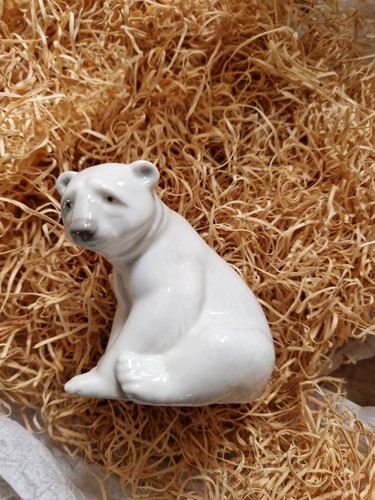 Lladro osito sentado polar - lladro,