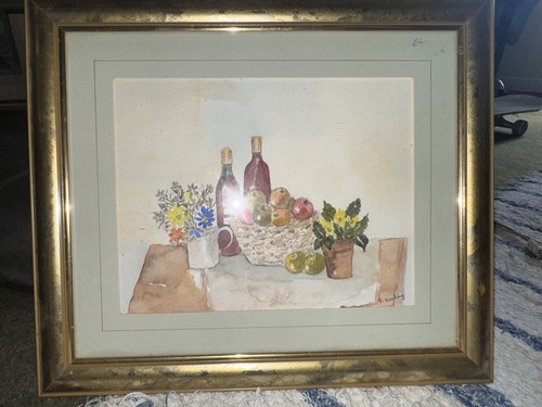 Watercolour framed painting - watercolour, of