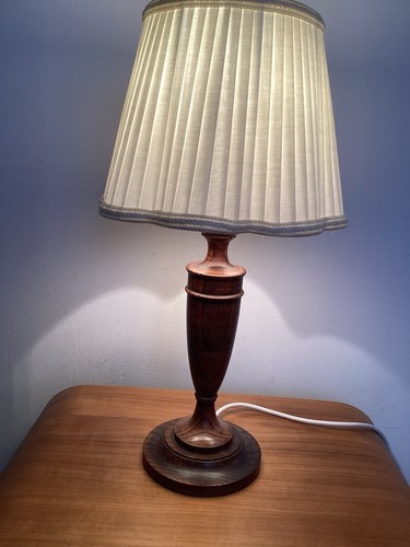 Vintage mid century turned oak - century,