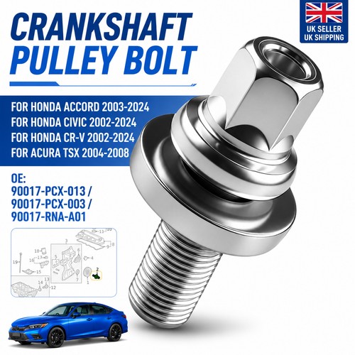Crankshaft pulley fixing bolt - crankshaft,
