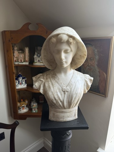 Antique marble italian bust - antique, of