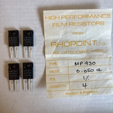 Pack Of Four (4) Caddock Power Film Resistor MP930-0.050-1%