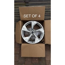 SET OF 4 Audi RS5/RS4 8W 5-Arm Flag Spoke 20″ Inch Alloy Wheels OEM