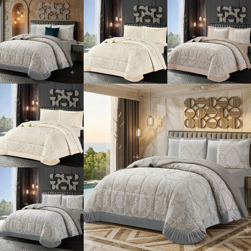 Luxury jacquard comforter - jacquard,