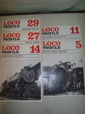5 off Loco Profile magazines No.s 5 11 14 27 29