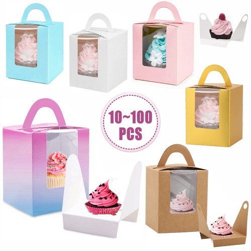 30pcs clear window cupcake - clear,