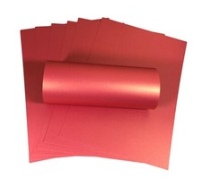 10 Sheets Magenta A4 Card With