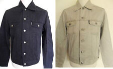 Casual Trucker Jackets Cotton Stone & Navy Men's Sizes: M, L, XL Urban Stone