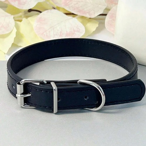 Leather dog collar for - pu,