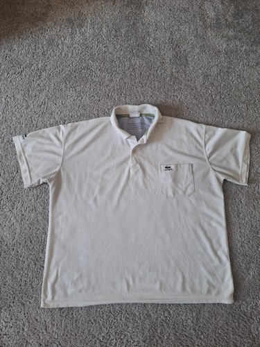 Lacoste cream polo shirt - lacoste,
