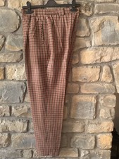 Gardeur Check Tapered Trousers