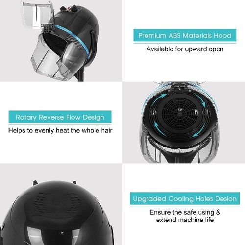 Portable salon hair dryer hood - salon,