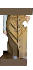 Womens, Suede Look Skirt, With