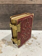 Antique Gothic John Eastham Cabinet Card CDV Photo Album Leather Bronze Fittings