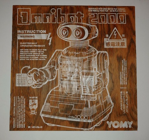 Omnibot 2000 wood art - wood,