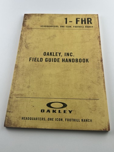 Oakley field guide - guide, employee