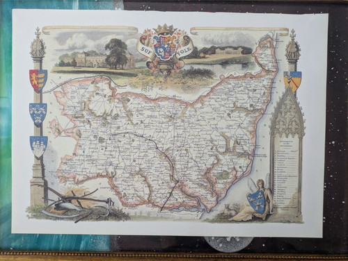 Map suffolk county by - of,