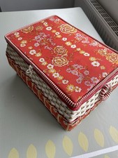 Vintage Red Sewing Box Cloth