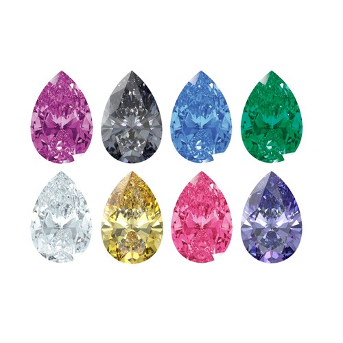 Swarovski zirconia pear cut - swarovski,