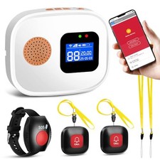 Tuya Wifi Smart Panic Button Caregiver Personal Alarm Elderly Nurse Alert System