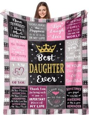 PJLJC To My Daughter Blanket
