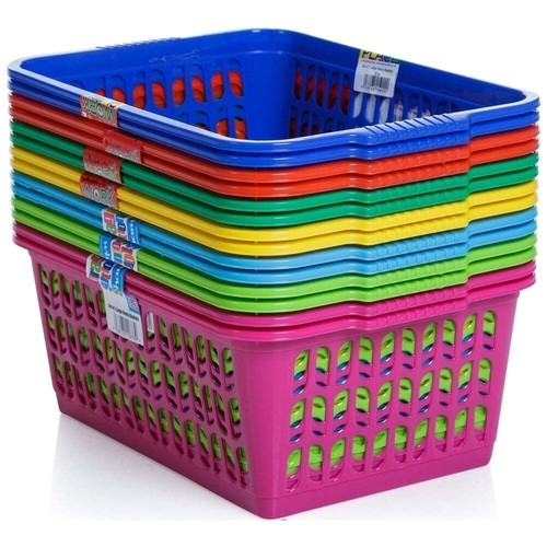 Large plastic handy baskets - large,