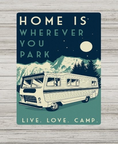 Metal signs camper van - signs,,