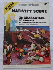 CROCHET NATIVITY SCENE  CROCHET   PATTERN BOOK  26 CHARACTERS (BRITISH TERMS )